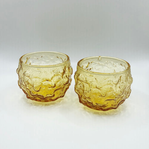 Gold Amber Tumblers - Set of Two