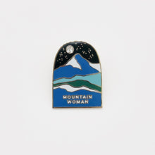 Load image into Gallery viewer, Mountain Women Enamel Pin - Antiquaria