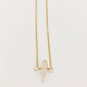 Raw Crystal Choker - Three Arrows Boutique