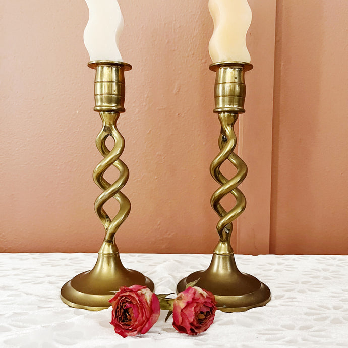Twisted Candlestick Holders