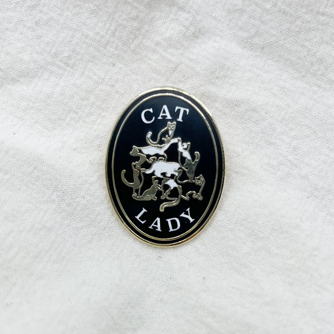 Cat Lady Pin - Antiquaria
