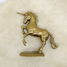 Load image into Gallery viewer, Brass Unicorn Figurine