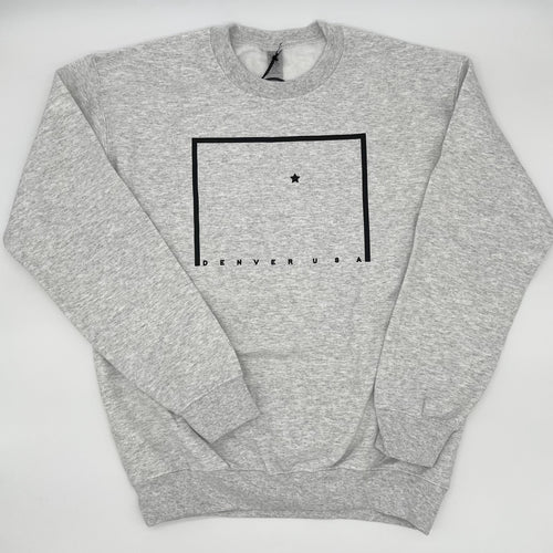 Map Minimal Crew Neck (Unisex) - ThemeOne