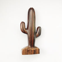 Load image into Gallery viewer, Hand-Carved Wood Saguaro