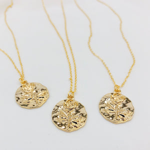 Rose Wax Seal Necklace  - Heritage & Bloom