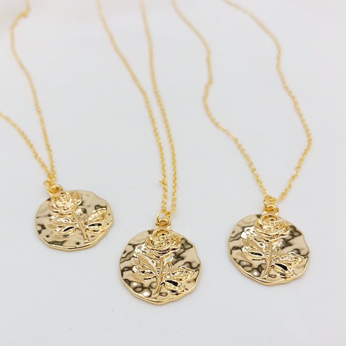 Rose Wax Seal Necklace  - Heritage & Bloom