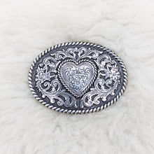 Load image into Gallery viewer, Heart Design Belt Buckle