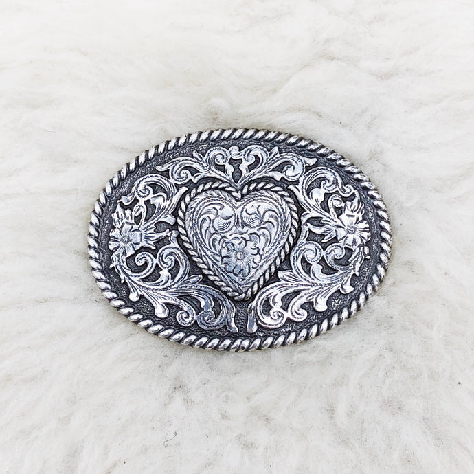 Heart Design Belt Buckle