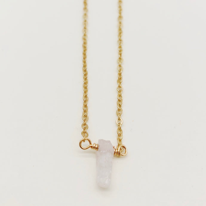 Raw Crystal Choker - Three Arrows Boutique