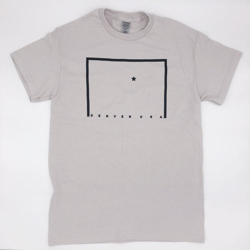 Map Minimal Ice Grey (Unisex) - ThemeOne