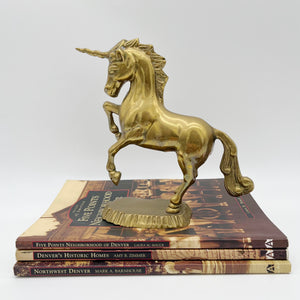 Brass Unicorn Figurine