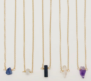 Raw Crystal Choker - Three Arrows Boutique