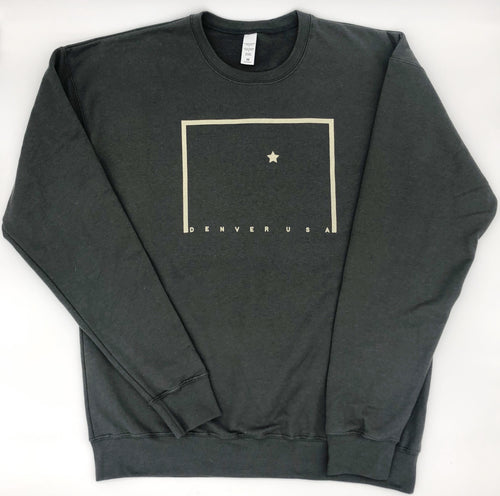 Map Minimal Crew Neck (Unisex) - ThemeOne